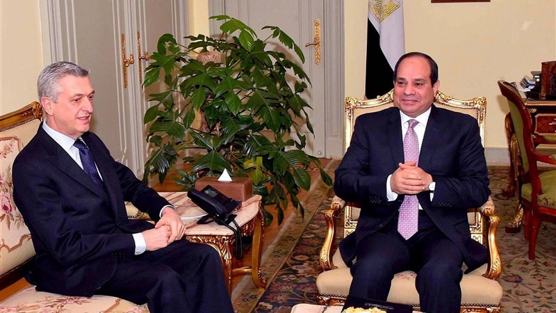 السيسي وفيليبو جراندي