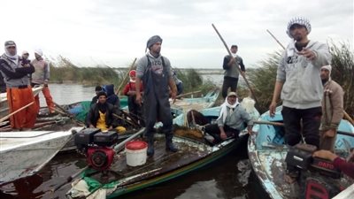 صور| شرطة المسطحات بكفر الشيخ تضبط 60 قضية تعدٍ على بحيرة البرلس