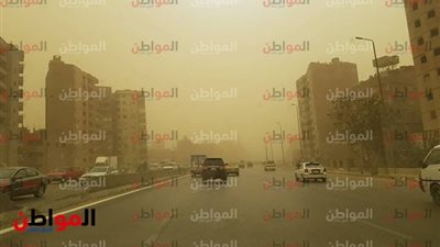  صور.. تعرف على حركة المرور فى محور صفط اللبن بالتزامن مع العاصفة الرملية 