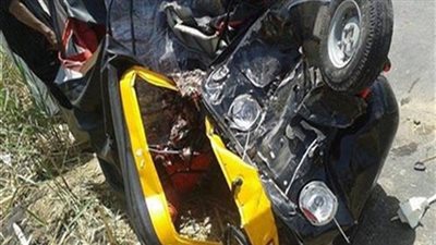 تزامنًا مع حالة الطقس السيئ.. إصابة 3 أشخاص في انقلاب توك توتك ببني سويف