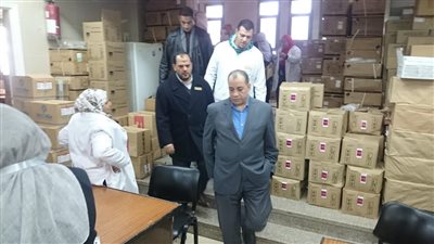 صور.. مدير التأمين الصحي بالشرقية يتفقد مستشفى المبره
