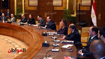 السيسي يجتمع مع وفد أعمال مؤتمر الاستثمار الثالث لمنطقة الشرق الأوسط