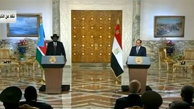  الرئيس السيسي: نهدف لترسيخ أوجه التعاون والتنسيق مع جنوب السودان