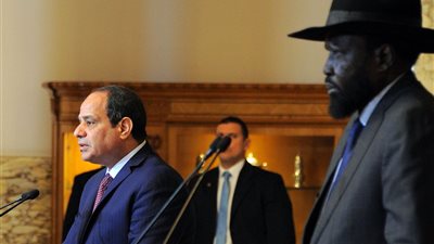 السيسي: مصر عازمة على تعزيز العلاقات مع جنوب السودان
