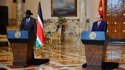 نص كلمة السيسي وسلفا كير  .. اتفاق على أهمية النيل وتوقير لموقف مصر الإنساني