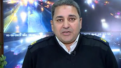 فيديو| رسالة هامة للسائقين بعد العاصفة الترابية 