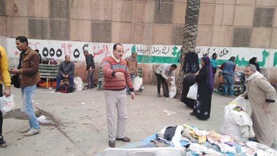 حملة مكبرة بالإسكندرية لإزالة إشغالات سوق الجمعة  في 
