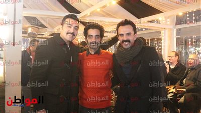 صور .. محمود فارس يلتقي زملاءه في حفل افتتاح شركة 18 ميديا برودكشن