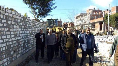 محافظ كفرالشيخ يتابع أعمال إزالة التعديات على أملاك الدولة في البرلس ودسوق