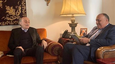 وزير الخارجية يجتمع مع رئيس الحزب التقدمي الاشتراكي اللبناني