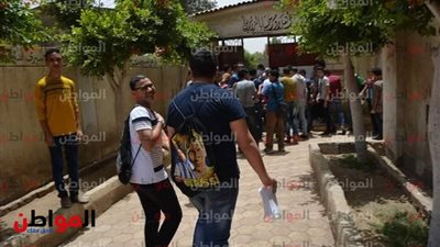 توافد طلاب الغربية على المدارس لأداء امتحان الرياضيات 2019