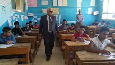 صور.. بدء امتحانات الشهادة الإعدادية 2019 في اللغة العربية بالبحيرة