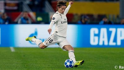 لوكا مودريتش يعود للتسجيل مع الريال ضد إشبيلية 