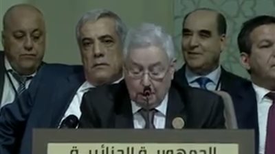  رئيس مجلس الأمة الجزائرى من بيروت: لابد أن نجتمع يا عرب حتى ننهض 