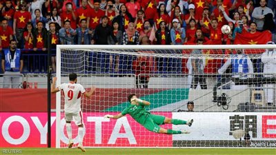 كأس امم آسيا 2019.. فيتنام تفاجآ الأردن وتقصيها بركلات الترجيح  