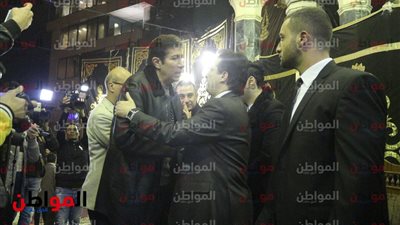 هاني رمزي يقدم العزاء فى سعيد عبد الغني