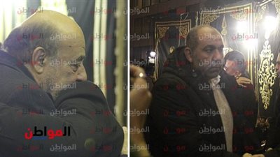 صور| فايق عزب ومحسن منصور يقدمان العزاء فى سعيد عبد الغني 