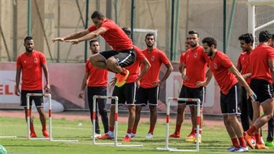 سعد سمير وصلاح محسن ينتظمان في مران الأهلي