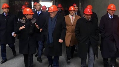 وزراء الإنتاج الحربي والتنمية والبيئة والتصنيع يزورون شركة إدارة مخلفات المانية