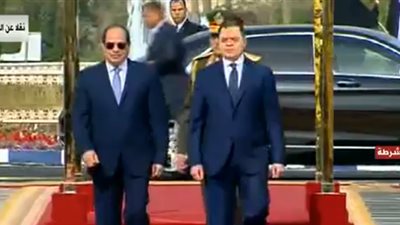 بدء الاحتفال بعيد الشرطة بحضور الرئيس السيسي