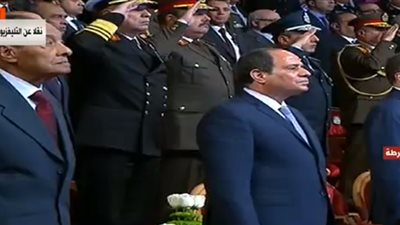انتهاء حفل عيد الشرطة 2019 بعزف النشيد الوطني 