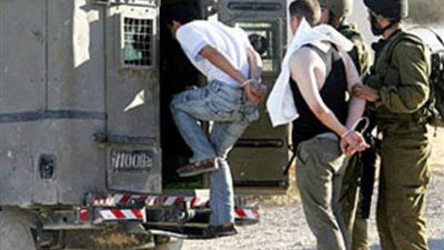 اعتقال 16 فلسطينيا في حملات لقوات الاحتلال الإسرائيلي 