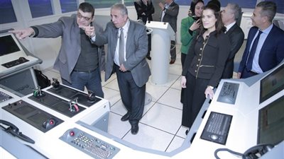 نائب وزير النقل القبرصي تزور الأكاديمية العربية للنقل البحري