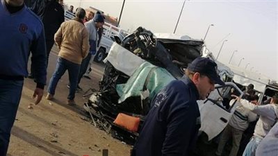 مصرع وإصابة 4 أشخاص من مطوبس بينهم 2 أشقاء في حادث كفر الدوار