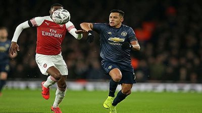 فيديو.. في 3 دقائق مانشستر يونايتد يضرب ارسنال بهدفين في كأس انجلترا