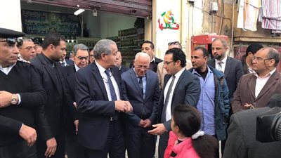 وزير التموين يتفقد الجمعية التعاونية للعاملين بهيئة قناة السويس