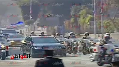  وصول الرئيس الفرنسى إيمانويل ماكرون إلى قصر الإتحادية 