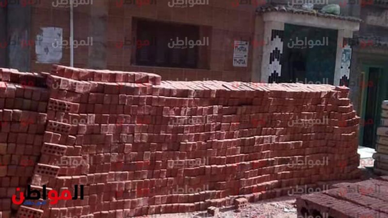 انهيار عقار بالمحلة