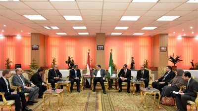 محافظ الشرقية يستقبل وفد مركز معلومات مجلس الوزراء