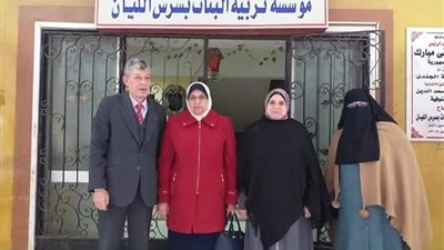 صور.. وكيل تضامن المنوفية تزور مؤسسة تربية البنات بسرس الليان