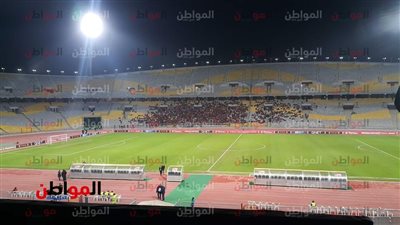 صور.. أجواء ملعب برج العرب قبل مباراة الأهلي وسيمبا التنزاني