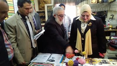 وكيل تعليم كفر الشيخ تفتتح المعرض الخيري الثاني  ضمن مبادرة 