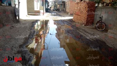 صور .. الصرف الصحي يغرق قرية شبراقاص بالسنطة في الغربية