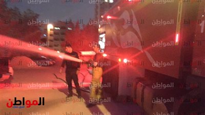 صور.. حريق بمستشفى الصحة النفسية في الخانكة