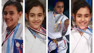 صور.. تتويج جنى مسعد لاعبة المؤسسة العسكرية بـ بطولة الجمهورية للكاراتيه