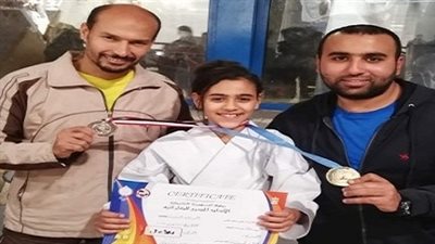 فيديو وصور.. جنى مسعد تتوج بـ الميدالية التاسعة في الكاراتيه