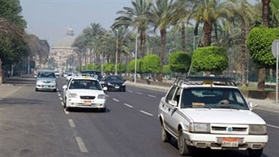 سيولة مرورية في شوارع القاهرة صباح اليوم الجمعة 