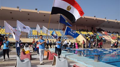 افتتاح بطولة الصعيد للسباحة ببني سويف 