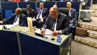   التفاصيل الكاملة لمشاركة سامح شكرى فى اجتماع الاتحاد الأفريقى بشأن ليبيا 