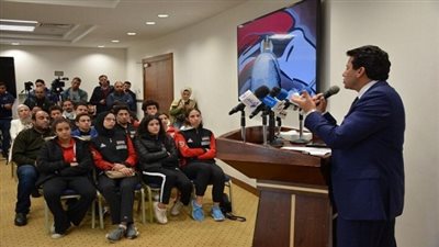 صور.. وزير الرياضة يشهد مؤتمر الإعلان عن استضافة بطولة 