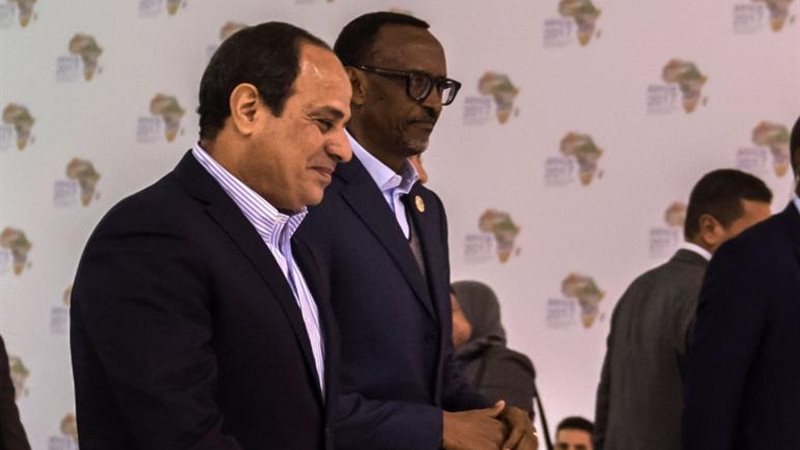 السيسي ورئيس الاتحاد