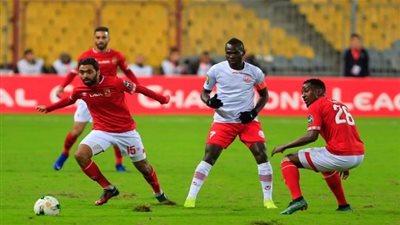 شوط أول سلبي بين الأهلي وسيمبا التنزاني في دوري أبطال إفريقيا