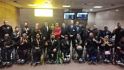 نائبا عن وزير الرياضة .. الحداد يستقبل بعثة رفع الاثقال البارالمبي 
