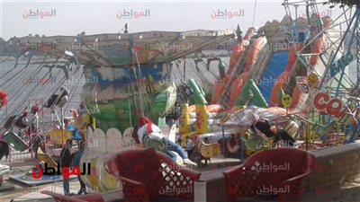 صور | متنزهات بني سويف تشهد احتفال الأهالي بـ عيد الحب 2019
