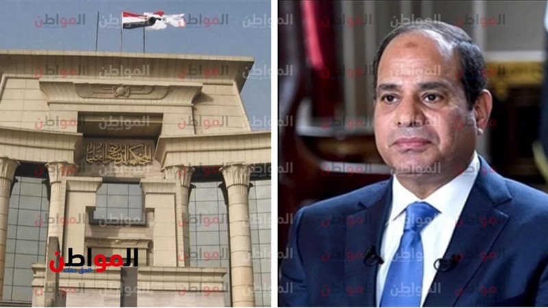 الرئيس السيسي والمحكمة