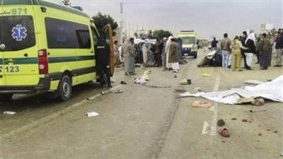 إصابة 7 أشخاص في حادث تصادم ببني سويف